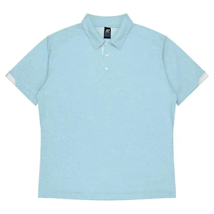 Aussie Pacific Morris Men's Polo Shirt 1317 Aussie Pacific LIGHT BLUE/WHITE S